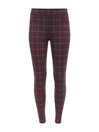 Runway Semi High Rise Legging Mars Red Check
