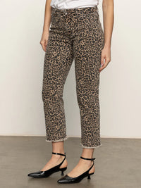 Cadence 90's Straight Crop Jean French Kitty