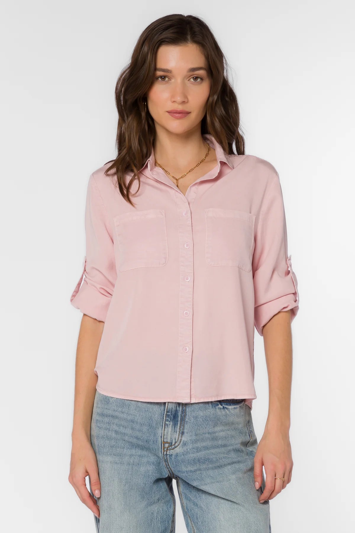 LUCIA PALE PINK SHIRT