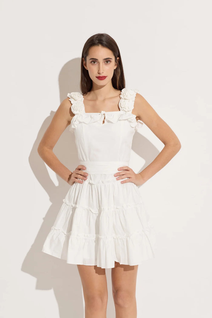 Rosset Strap Tiered Short Belted