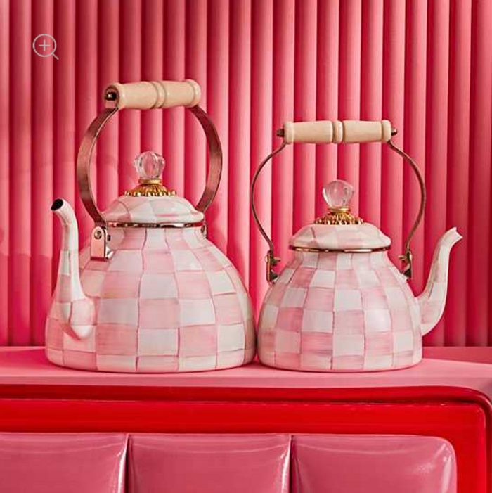 Rosy Check 3 Quart Tea Kettle