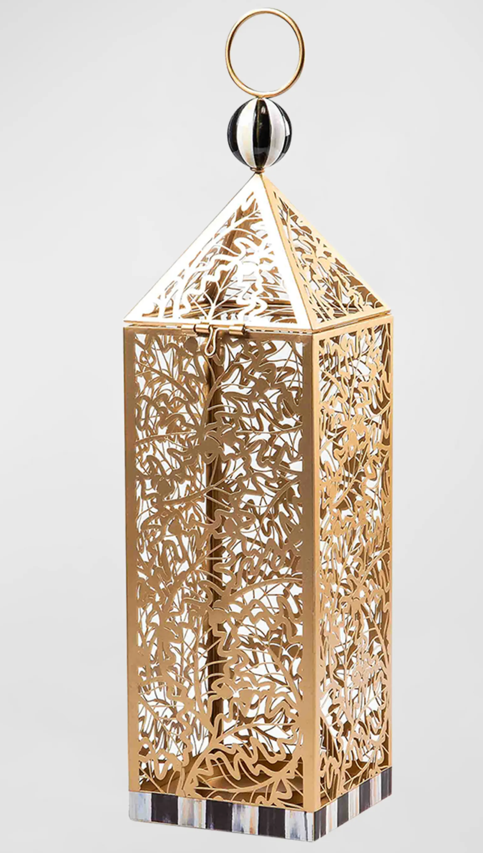 Pierced Leaf Lantern - Large