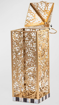 Pierced Leaf Lantern - Large