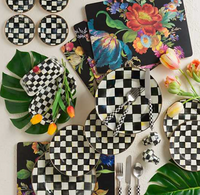 Supper Club 3- Piece Place Setting- Courtly Check