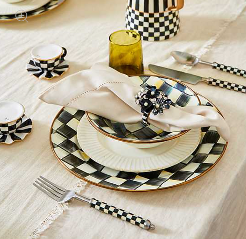 Supper Club 3- Piece Place Setting- Courtly Check