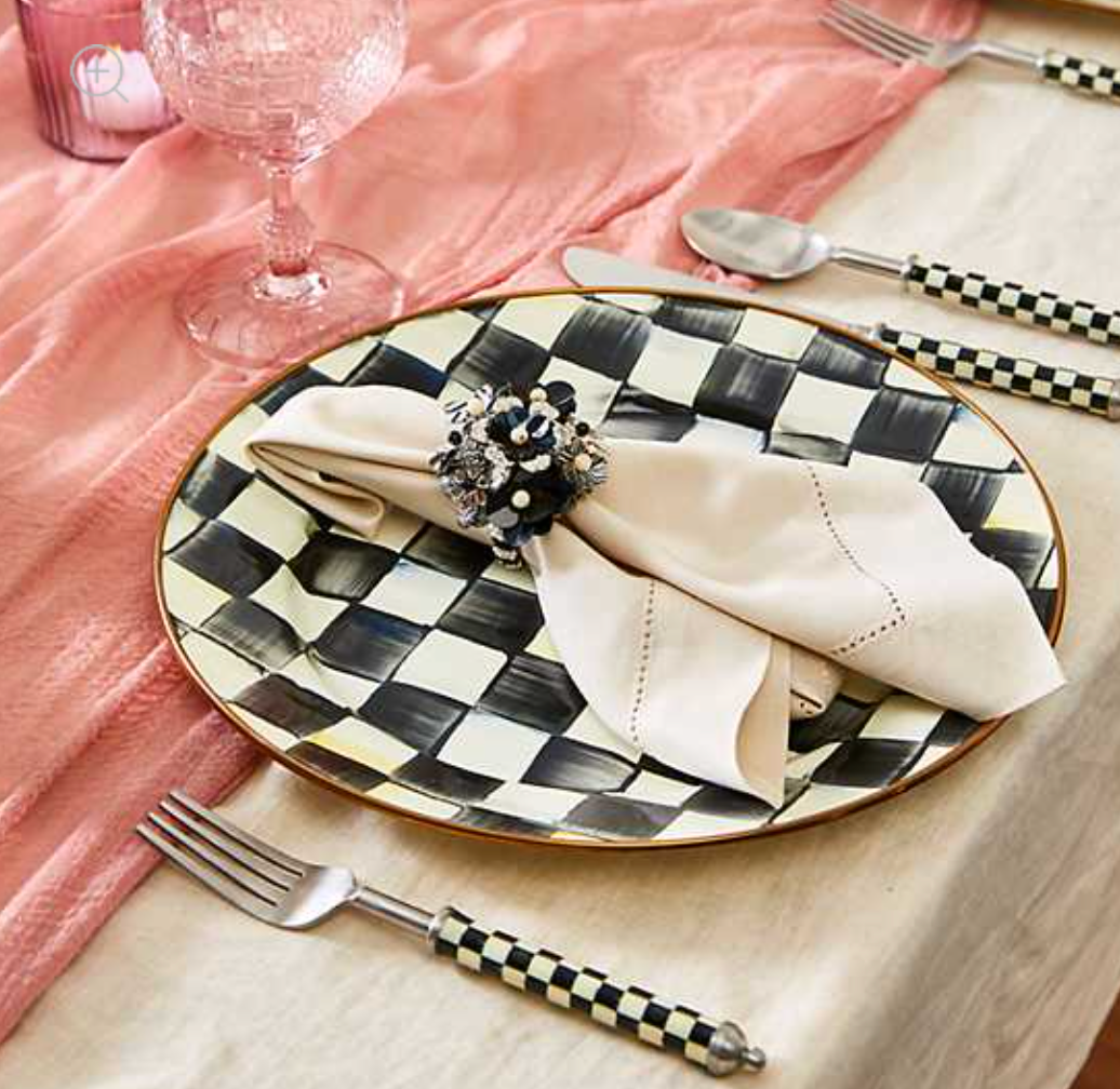 Supper Club 3- Piece Place Setting- Courtly Check