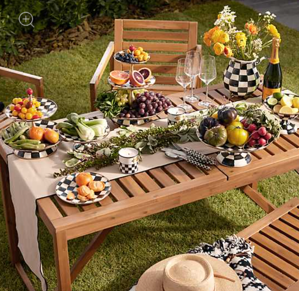 Supper Club 3- Piece Place Setting- Courtly Check