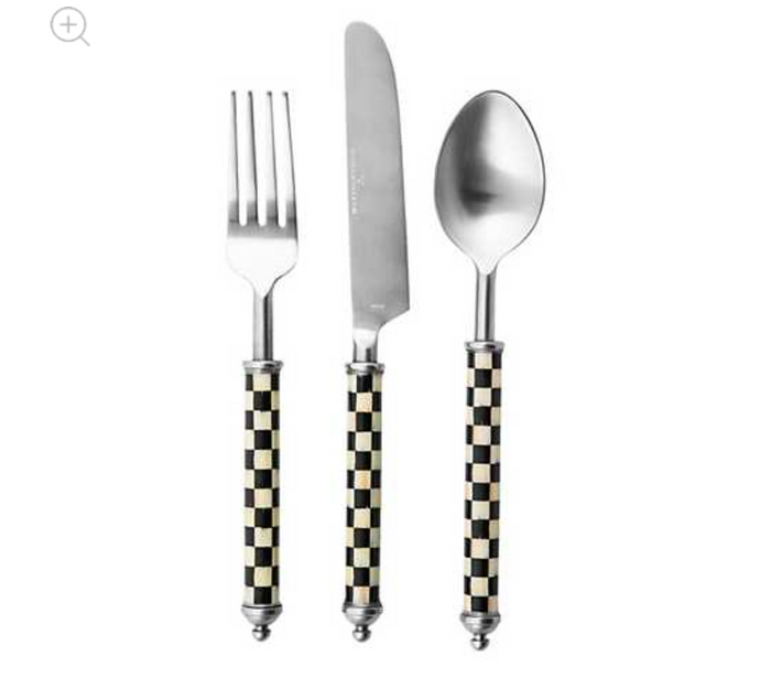 Supper Club 3- Piece Place Setting- Courtly Check