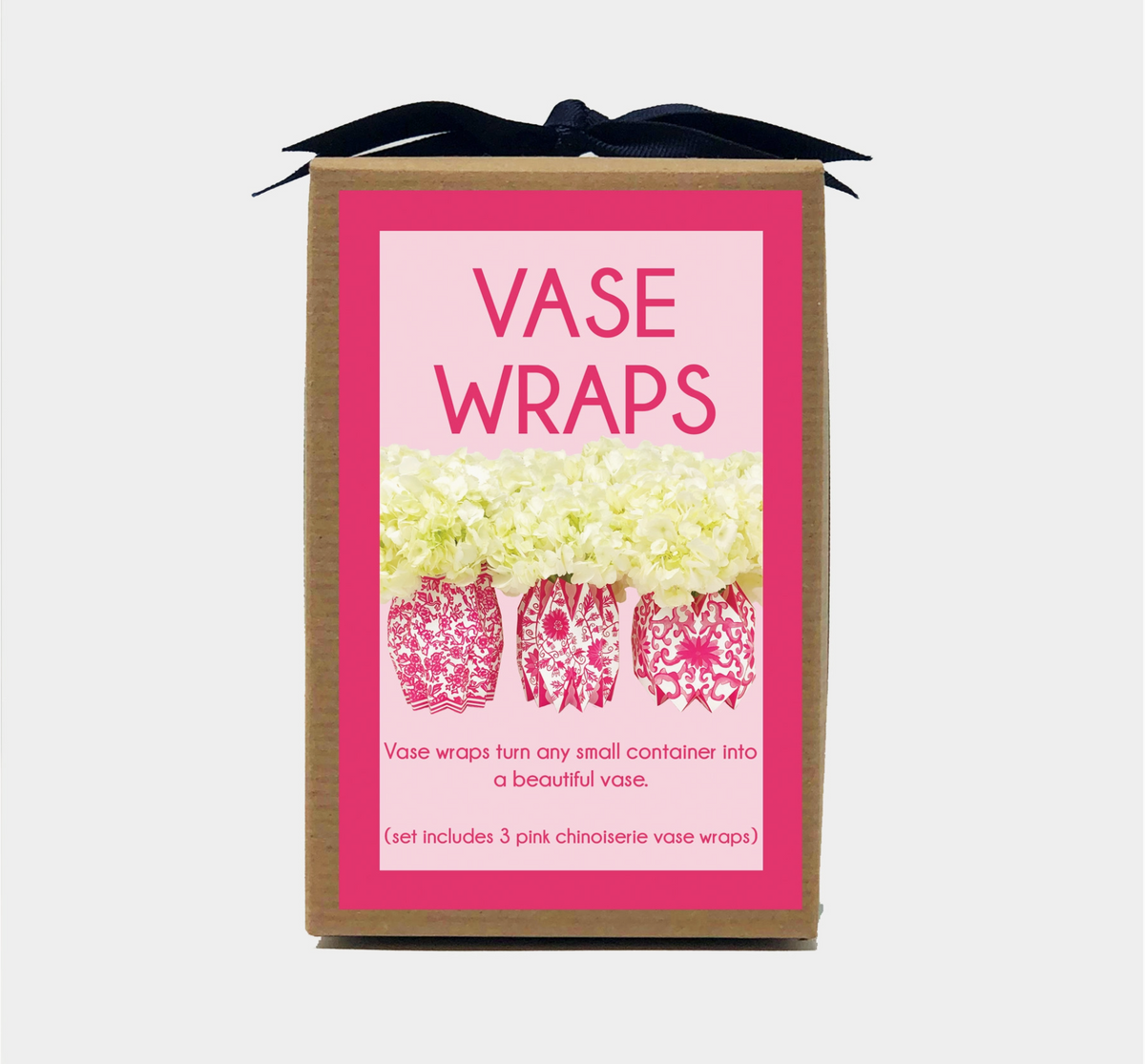 Chinoiserie Paper Vase Wraps