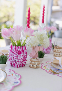 Chinoiserie Paper Vase Wraps