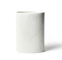 Stone Small Dot Mini Oval Vase