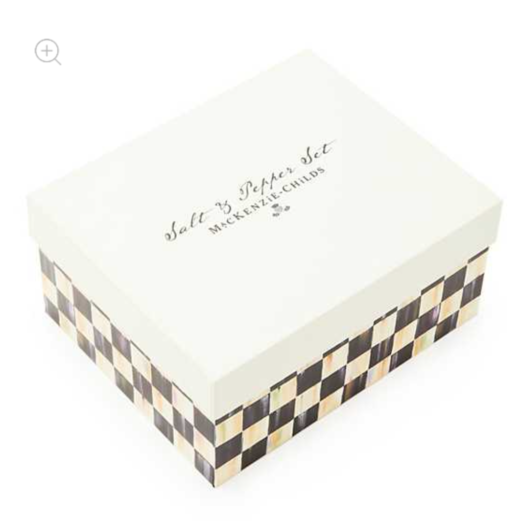 Cardinal Toile Salt & Pepper Set
