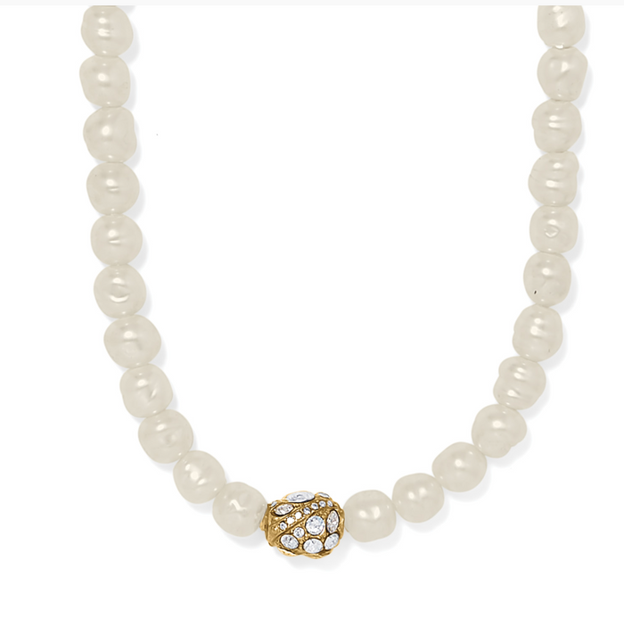 Trust Your Journey Pearl Necklace