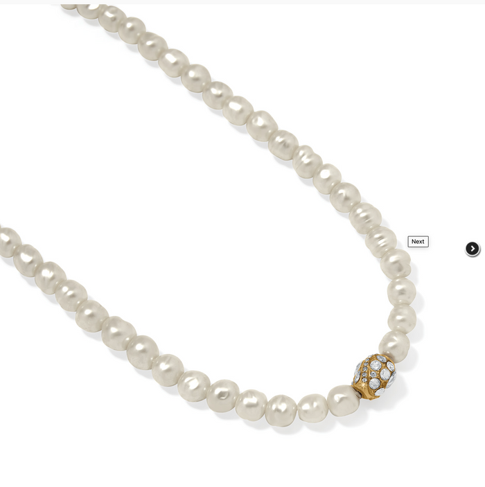 Trust Your Journey Pearl Necklace