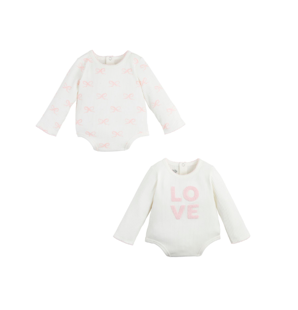 Bow Print Crawler 0-3 Mos.