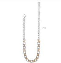 Mosaic Two Tone Links Necklace