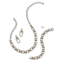 Mosaic Two Tone Links Necklace