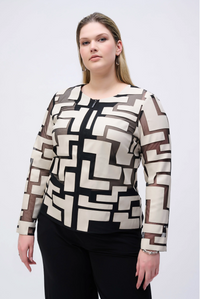 Mesh & Leatherette Fitted Jacket