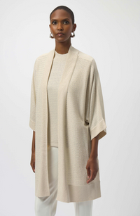 Sweater Knit Cover-Up with Iron-On Detail