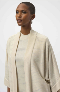 Sweater Knit Cover-Up with Iron-On Detail