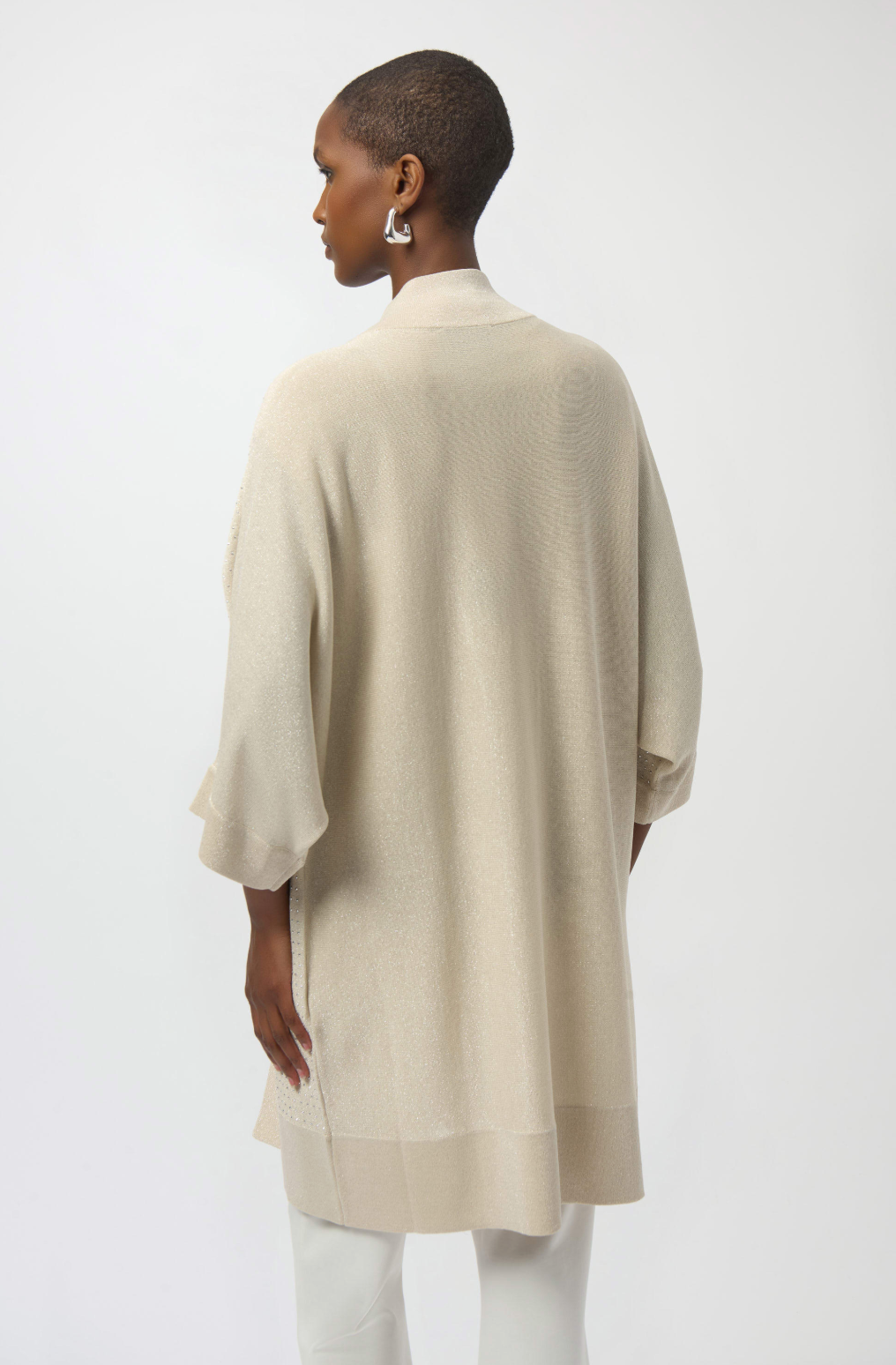 Sweater Knit Cover-Up with Iron-On Detail