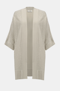 Sweater Knit Cover-Up with Iron-On Detail