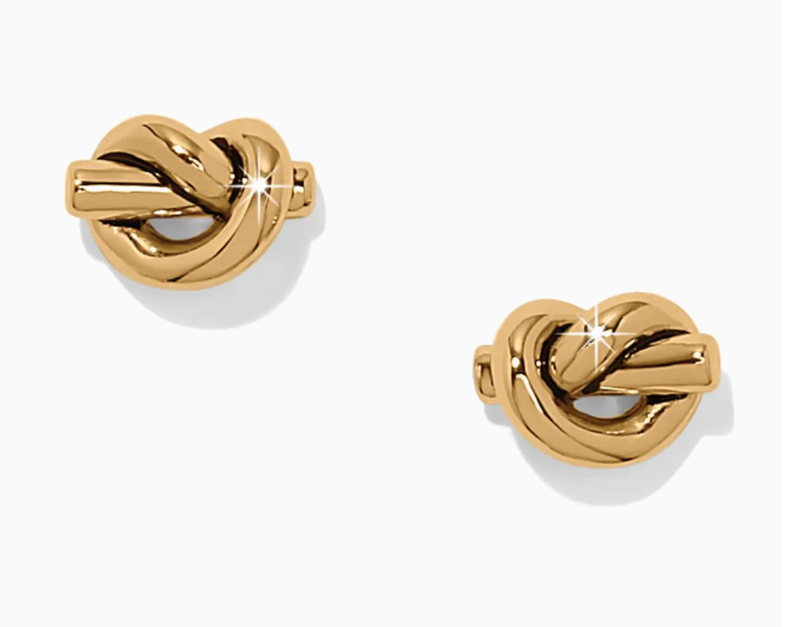 Interlok Single Knot Mini Earrings