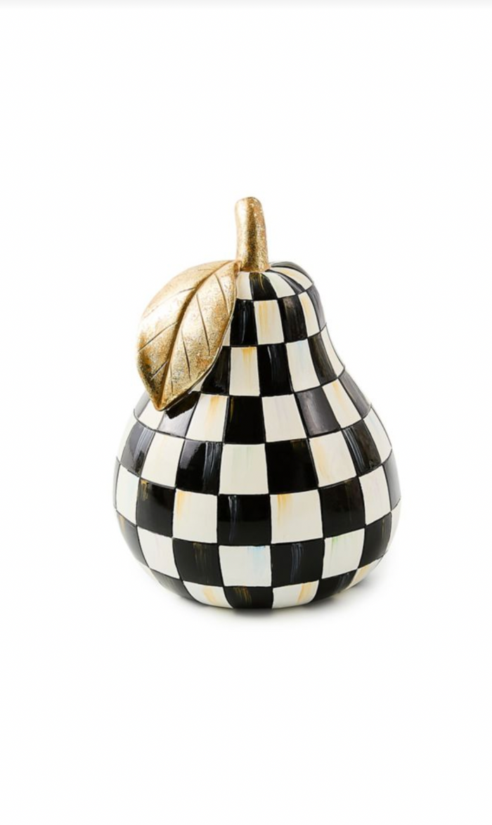 Courtly Check Pear Decor