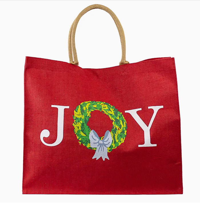 Joy Wreath Carryall Tote