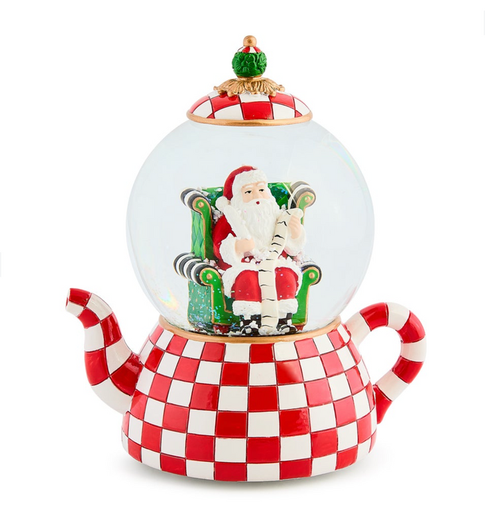 Check It Out Teapot Snow Globe