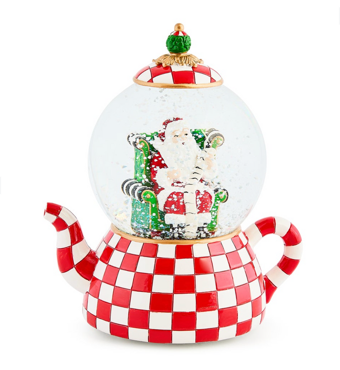 Check It Out Teapot Snow Globe