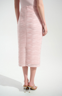 Lurex Cascade Knit Pull-On Pencil Skirt
