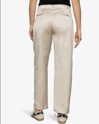 Sateen Tapered Pant Mother Of Pearl