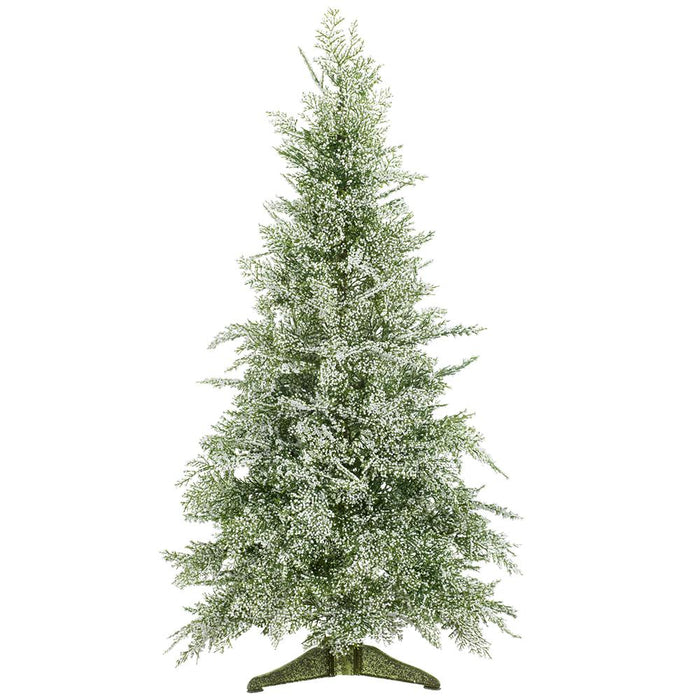 Glittered Mini Berry Tree  Green White