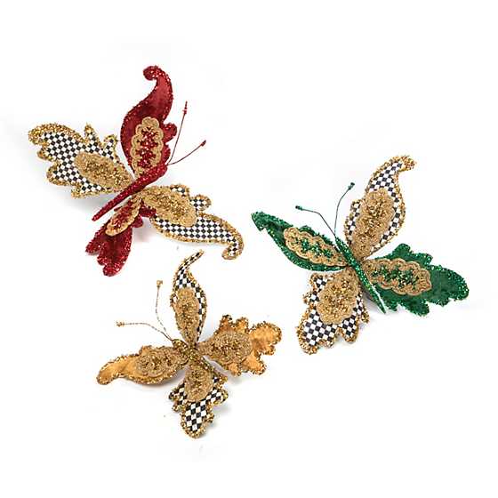 Christmas Magic Butterflies - Set of 3