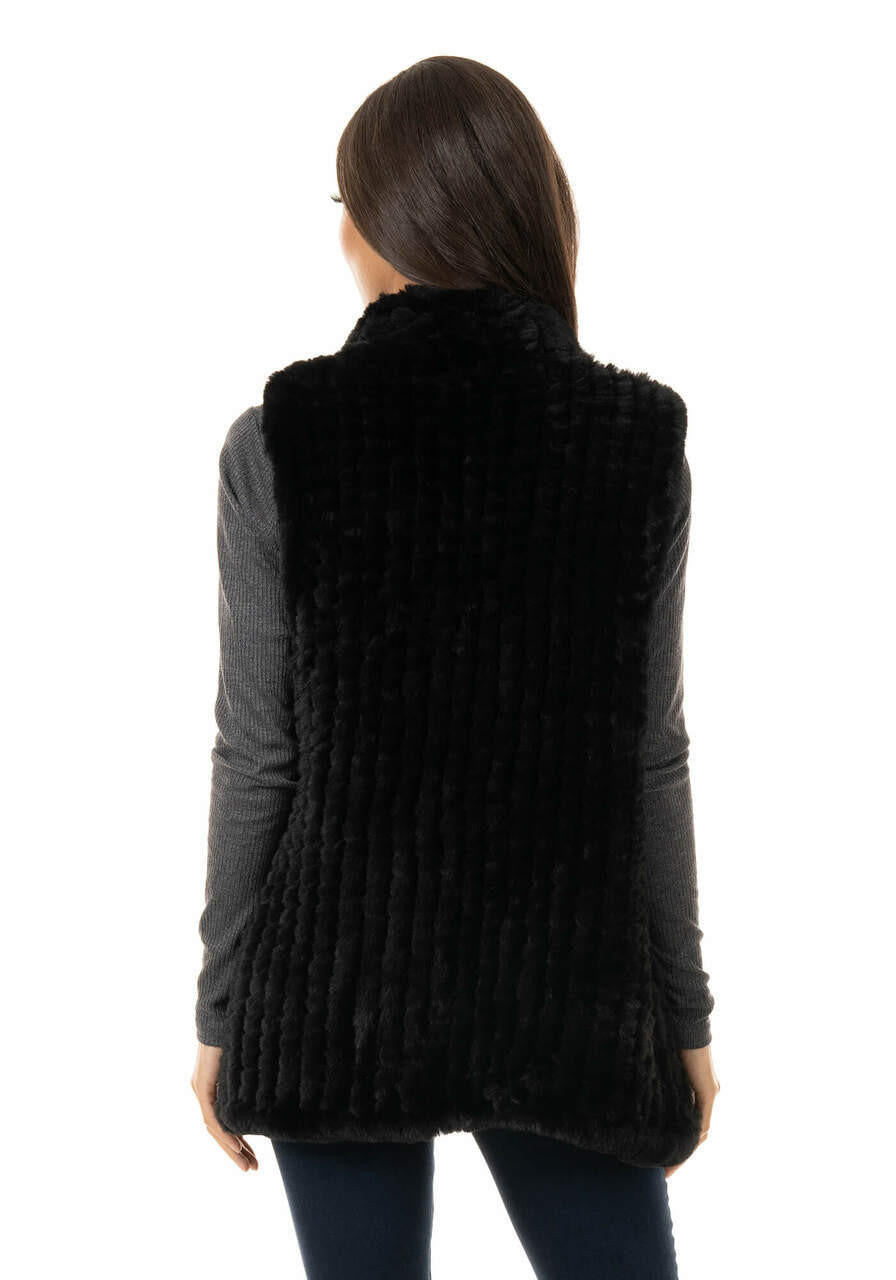 Knitted Fur Vest