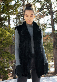 Knitted Fur Vest