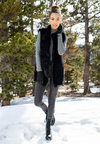 Knitted Fur Vest