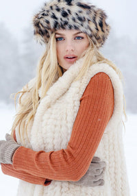 Knitted Fur Vest