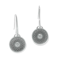 Ferrara Segreta Medallion French Wire Earrings