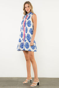 Sleeveless Print Dress