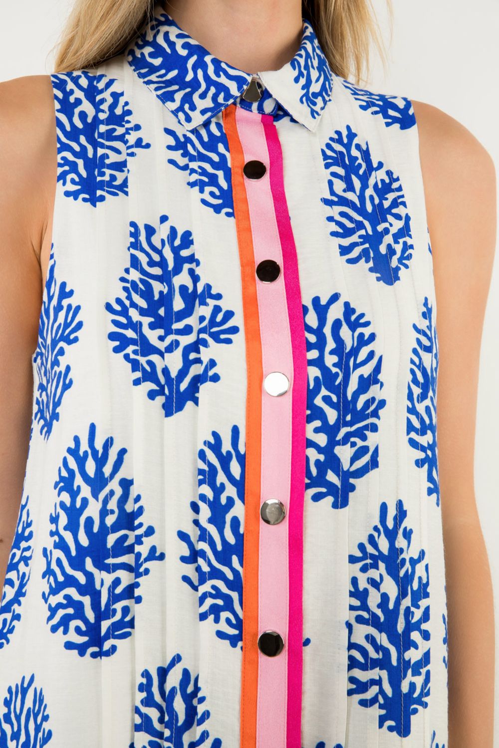 Sleeveless Print Dress