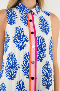 Sleeveless Print Dress