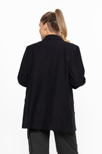 Oversized Cotton Blend Blazer