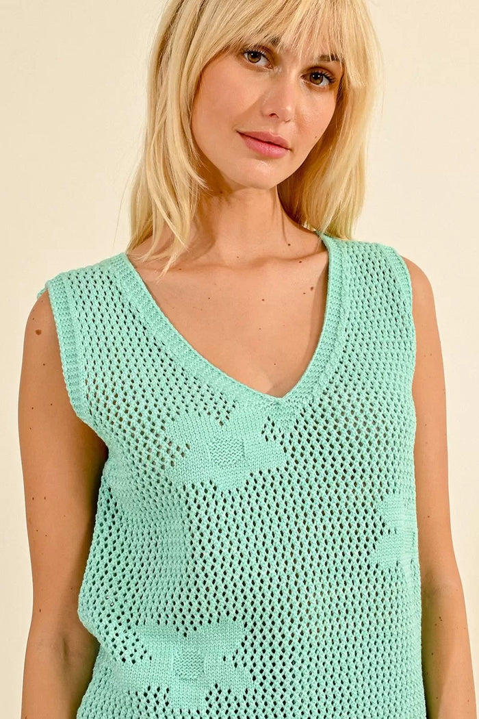 KNITTED TANK TOP