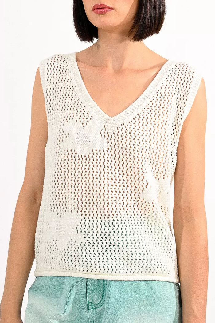 KNITTED TANK TOP
