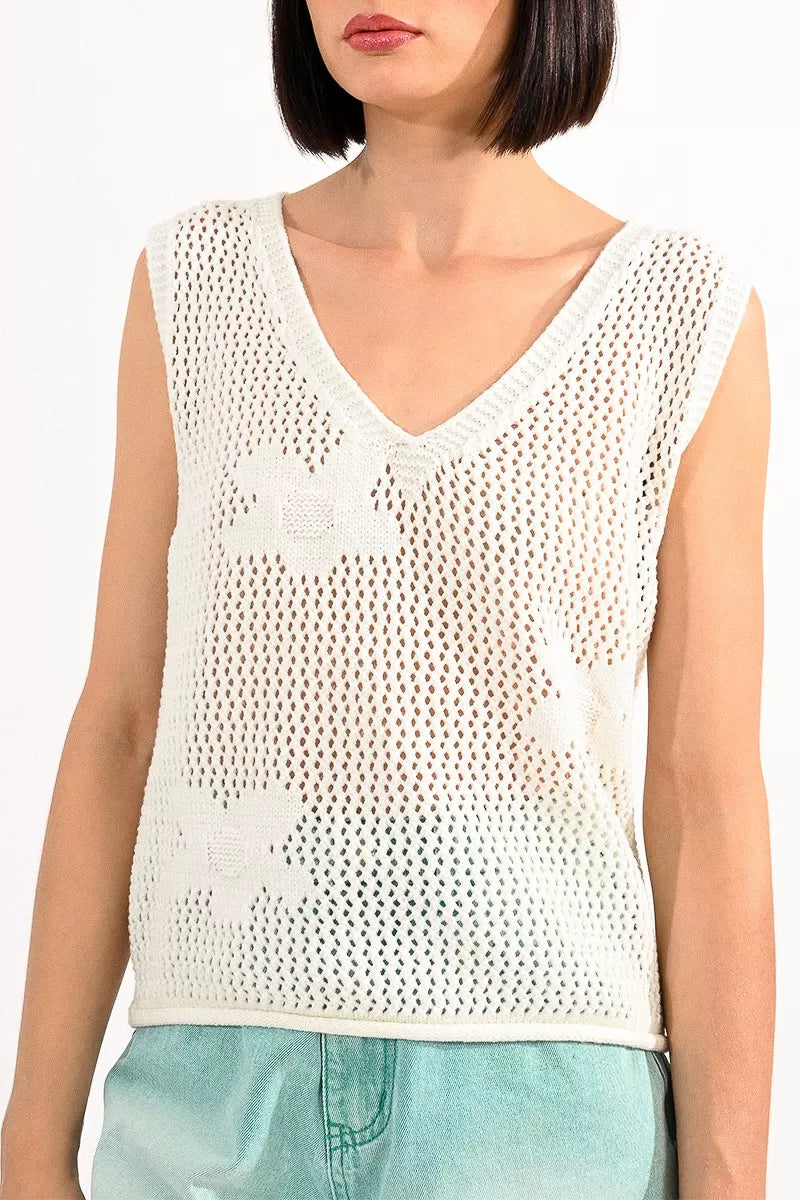 KNITTED TANK TOP