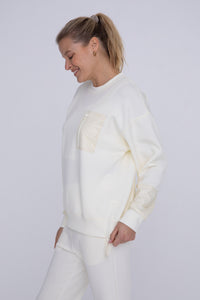 Modal-Blend Crewneck Pullover