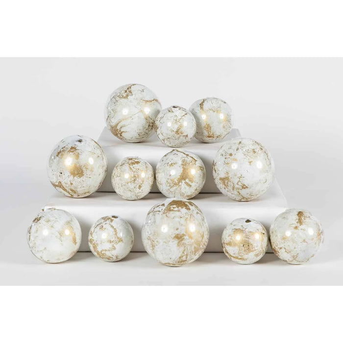Spheres in Golden Haze Finish