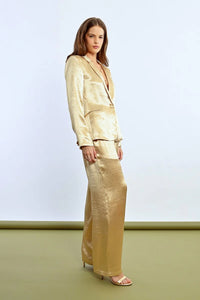 STRAIGHT SATIN BLAZER